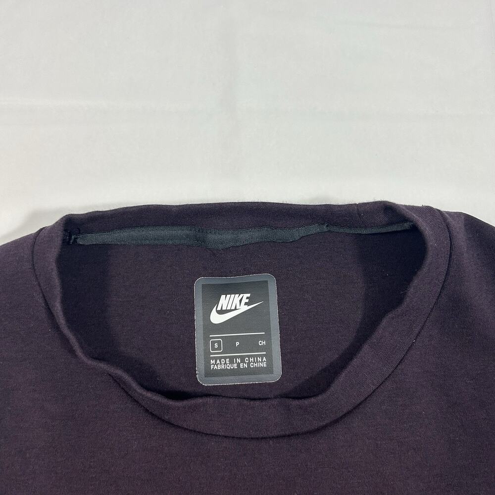Mens Nike Sportswear Tech Pack Crew Long Sleeve Purple Plum Athletic Gym Sz S - Picture 5 of 11